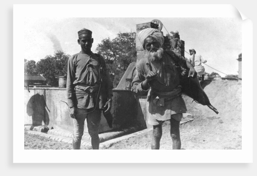 Bhistis, or water carriers, Agra, India by Anonymous