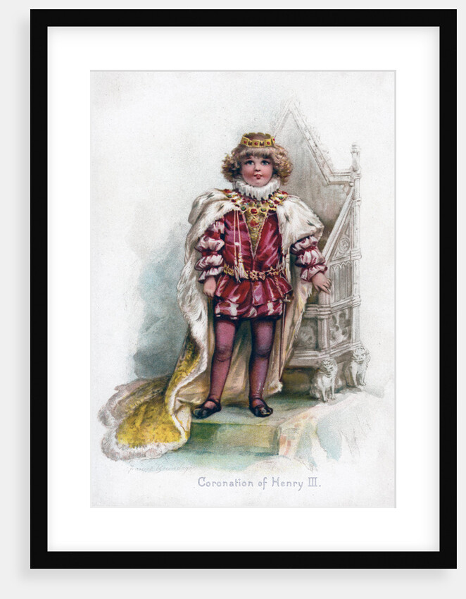 Coronation of Henry III by Frances Brundage