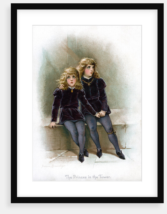 The Princes in the Tower by Frances Brundage