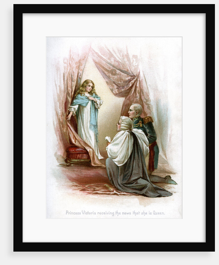 Princess Victoria receiving the news that she is Queen by Frances Brundage