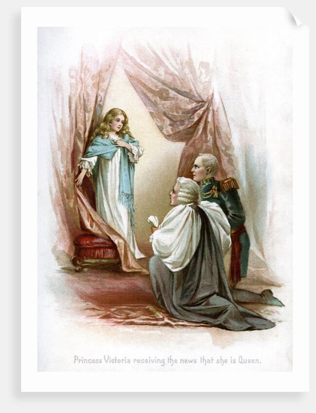 Princess Victoria receiving the news that she is Queen by Frances Brundage