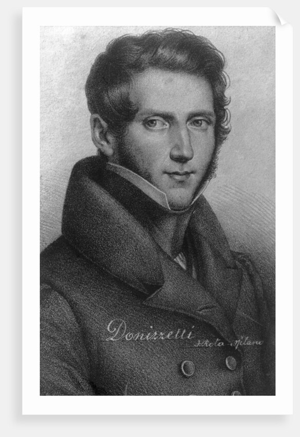 Gaetano Donizetti (1797-1848), Italian composer by Anonymous