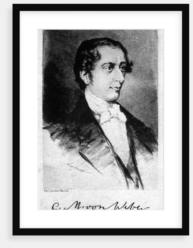 Carl Maria von Weber (1786-1826), German composer by Anonymous