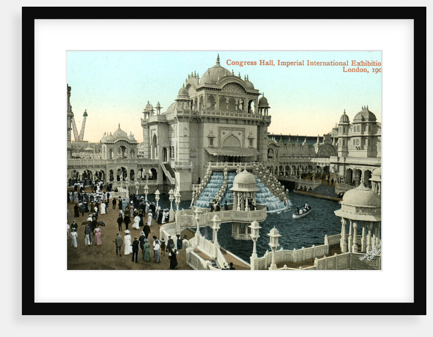 Congress Hall, Imperial International Exhibition, London by Valentine & Sons