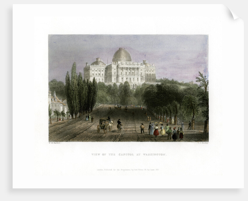 View of the Capitol at Washington, USA by CJ Bentley