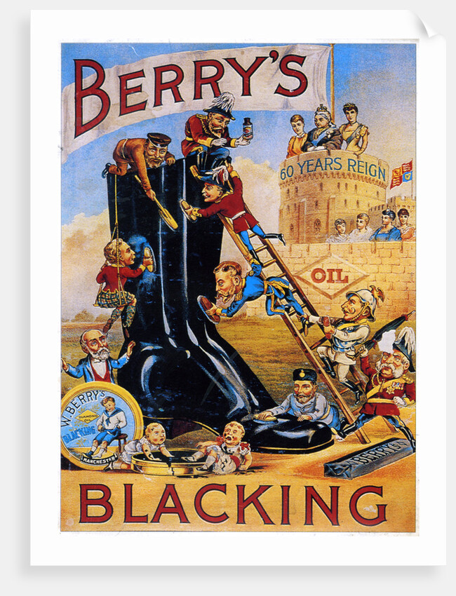 Advertisement for Berry's boot polish by Anonymous