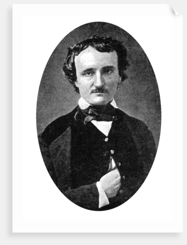 Edgar Allan Poe (1809-1849), American author and poet by Anonymous