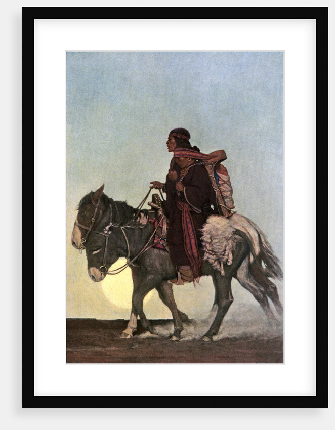 On the October Trail by NC Wyeth