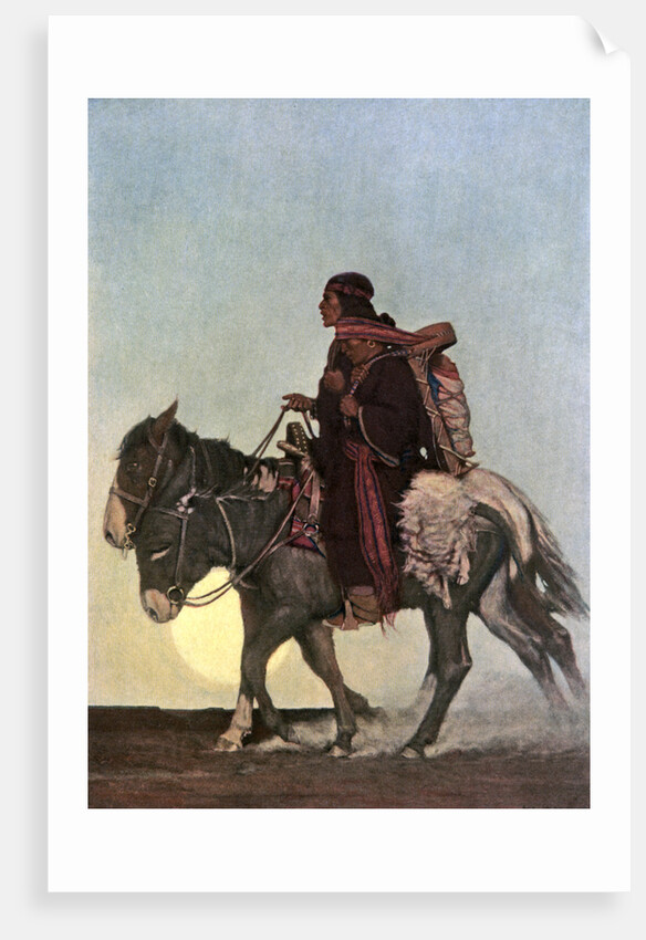 On the October Trail by NC Wyeth