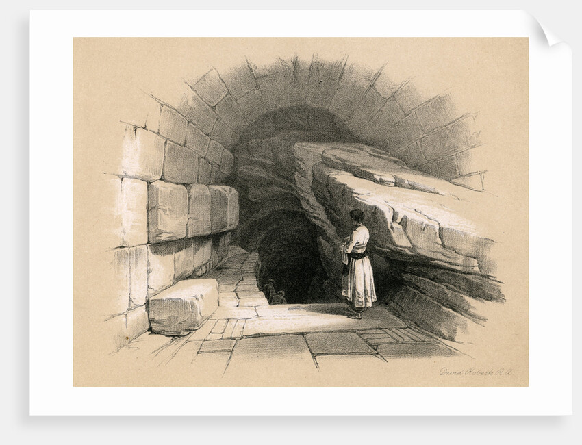 Upper fountain of Siloam by David Roberts