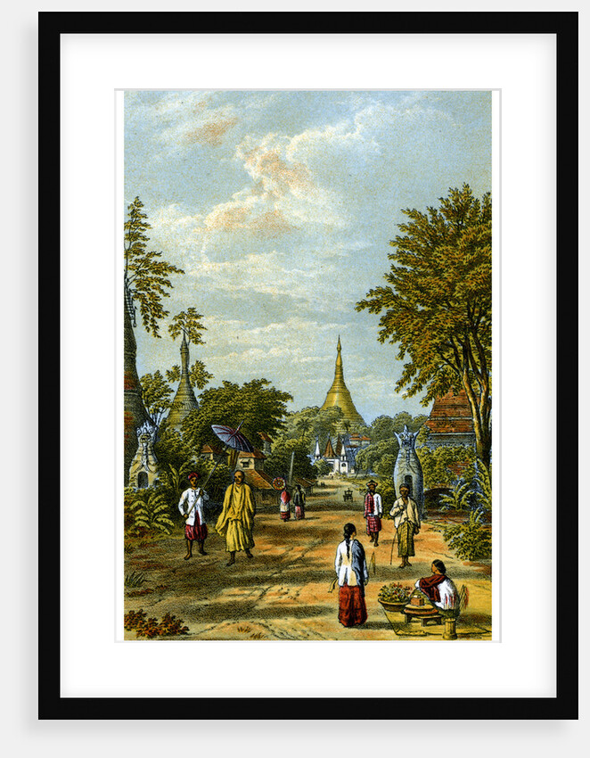 The Shwe Dragon pagoda, Rangoon by C Kegan Paul