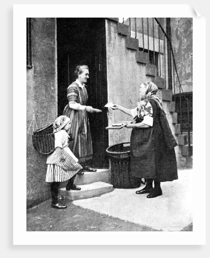 Fish seller, Scotland by Donald McLeish