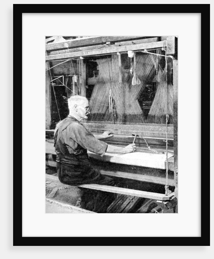 Weaving Irish linen, Lurgan, Armagh by Fox