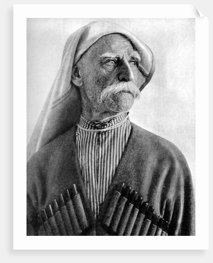 Georgian man wearing a tcherkeska by Anonymous