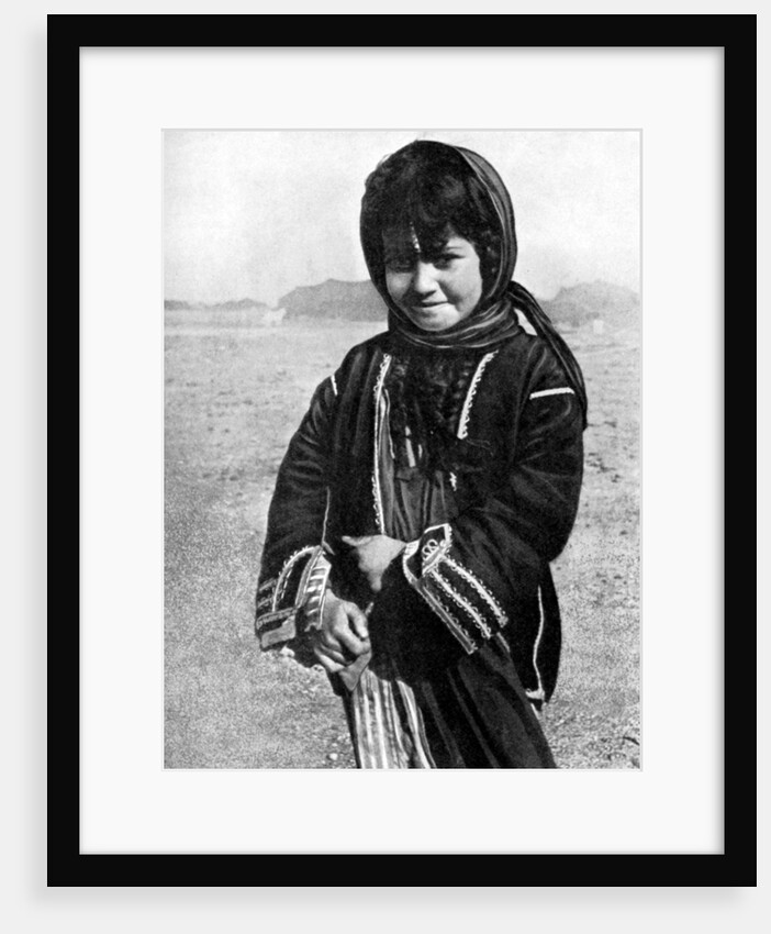 Bedouin girl in the Syrian desert by HJ Shepstone