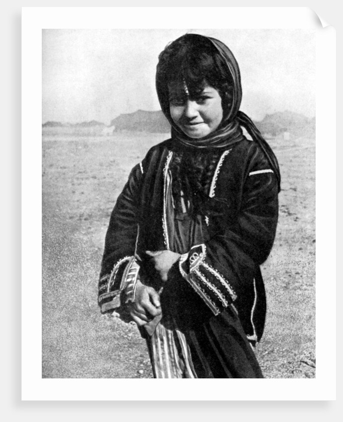 Bedouin girl in the Syrian desert by HJ Shepstone