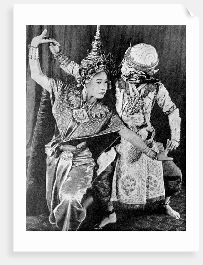 Burmese dancers by Fox