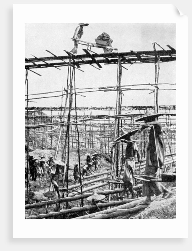 Primitive methods in the world's richest tin district, Taiping, China by Ewing Galloway