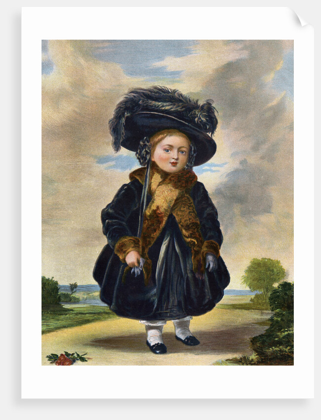 Queen Victoria (1819-1901) aged four years old by Eyre & Spottiswoode