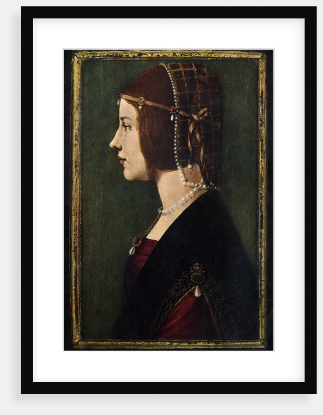 Beatrice d'Este by Leonardo Da Vinci
