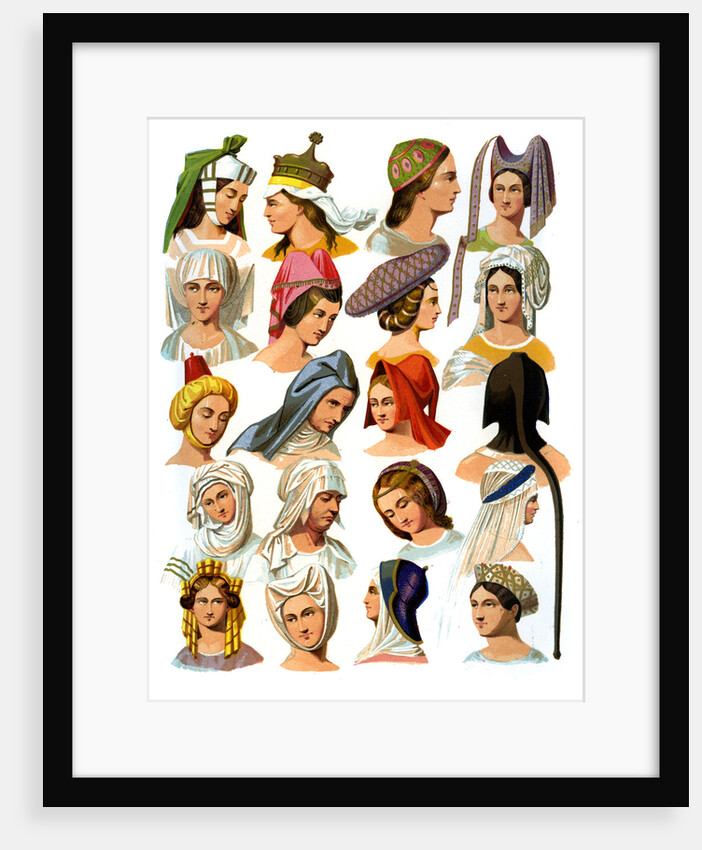 Women's hats of different classes of society by Thurwanger Freres