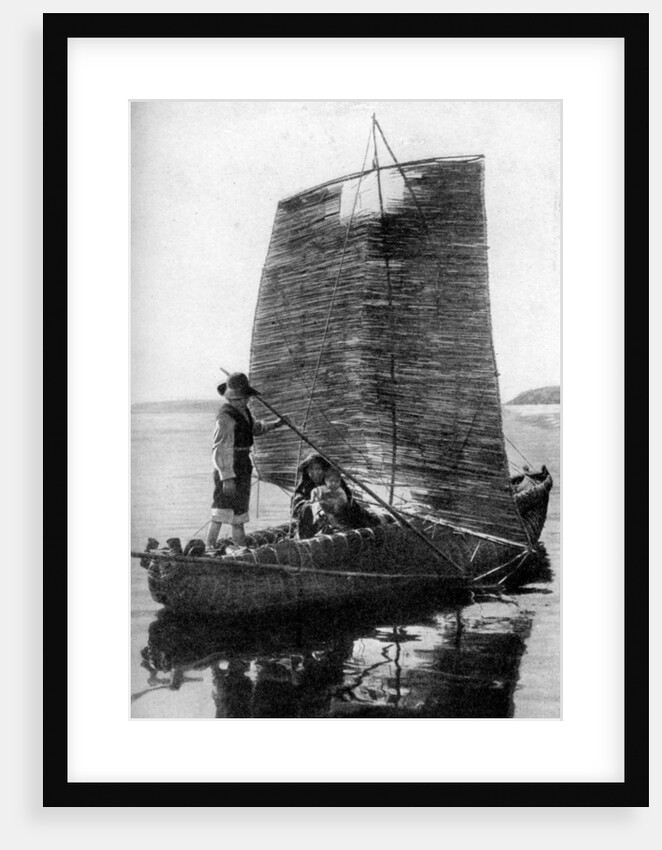 A reed balsa sailing vessel, Bolivia by Anonymous