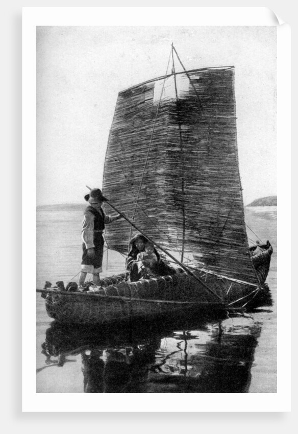 A reed balsa sailing vessel, Bolivia by Anonymous