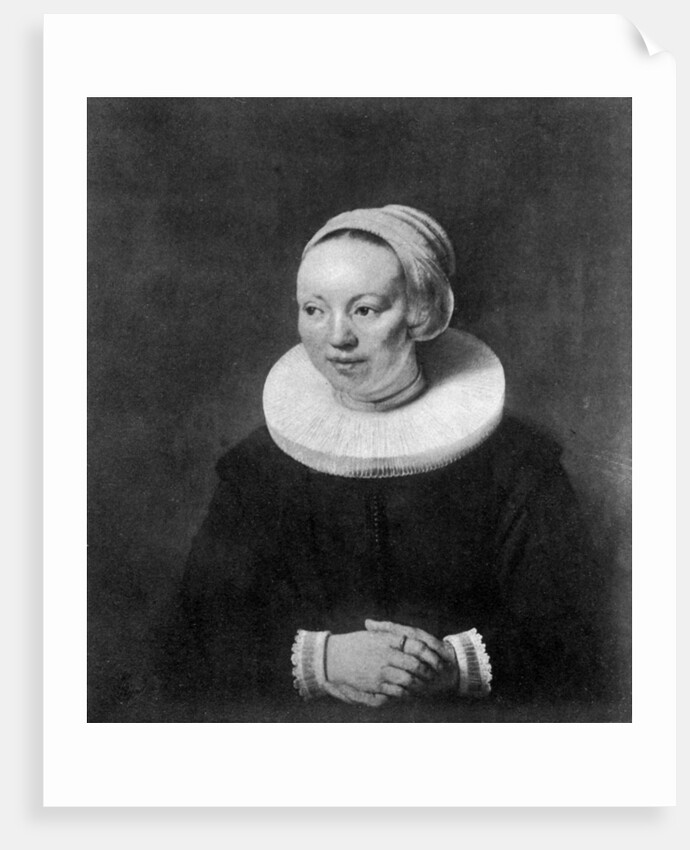 The wife of Nicolas Berghem by Anonymous
