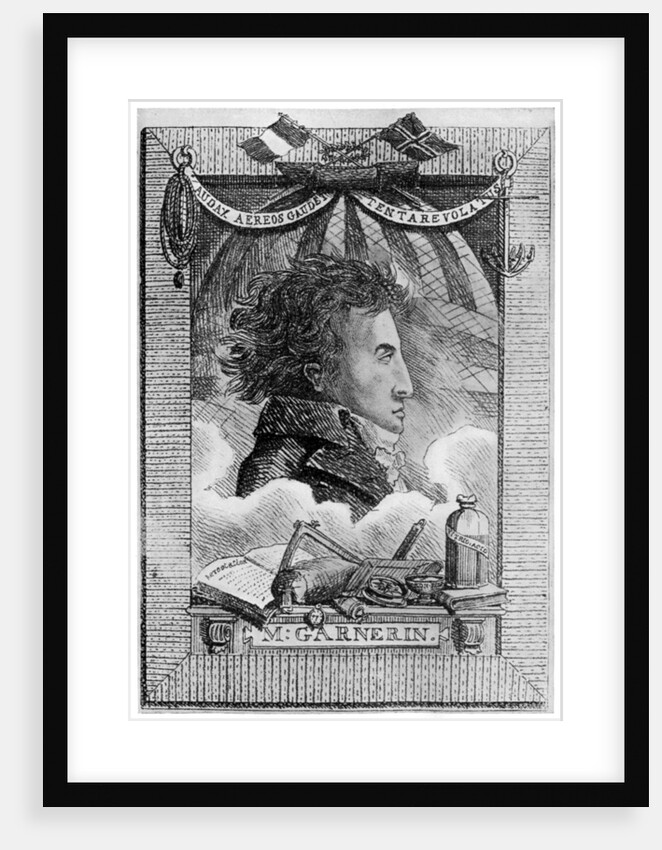 Andre Jacques Garnerin, French aeronaut and the first parachutist by Anonymous