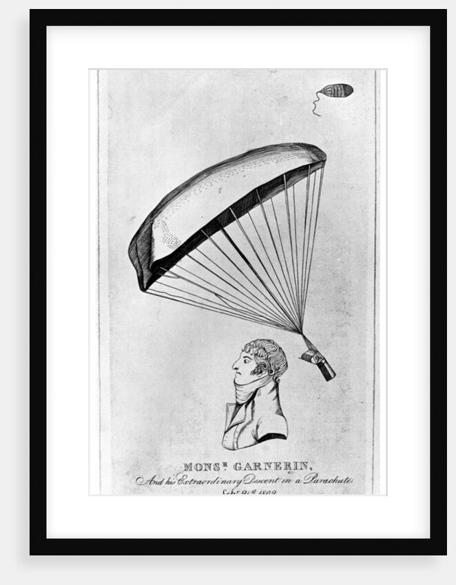 Andre Jacques Garnerin, French aeronaut and the first parachutist by Anonymous