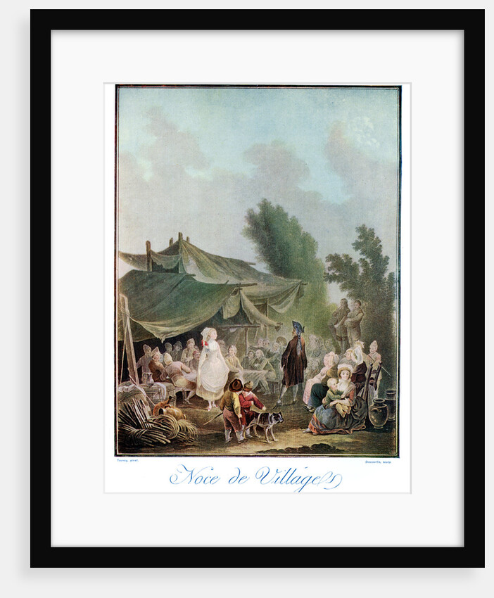 Noce de Village by Descourtis