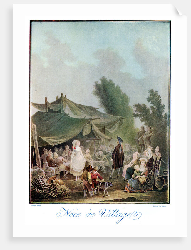 Noce de Village by Descourtis