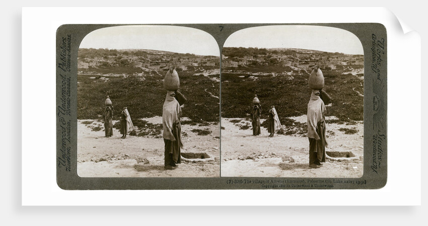 The village of Imwas (Emmaus), Palestine by Underwood & Underwood