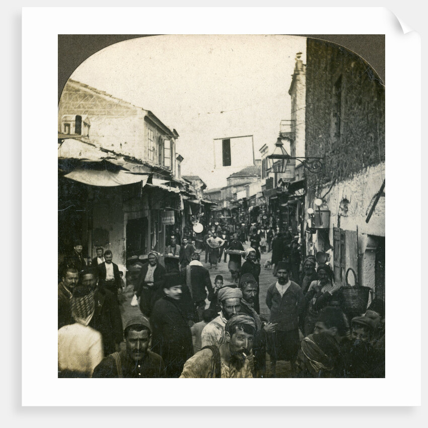 The Jewish quarter, Smyrna, Greece by ME Wright