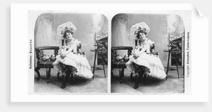 Portrait of a costumed woman by Aristophot