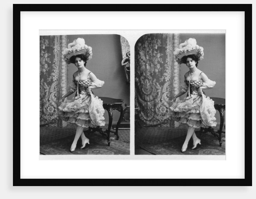 Portrait of a costumed woman by Aristophot
