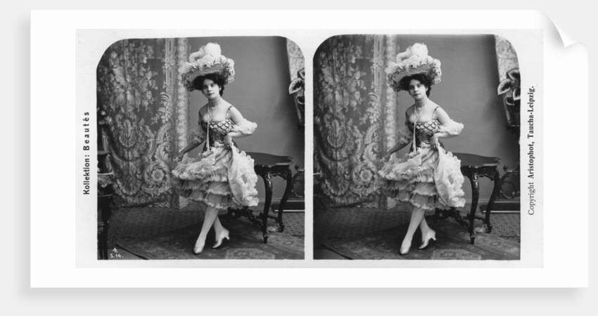 Portrait of a costumed woman by Aristophot
