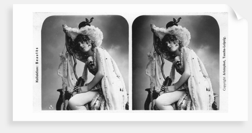 Portrait of a costumed woman by Aristophot
