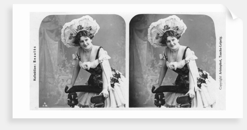 Portrait of a costumed woman by Aristophot