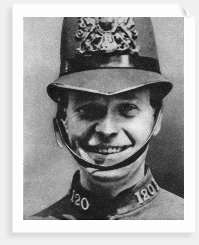 A policeman, London by Anonymous