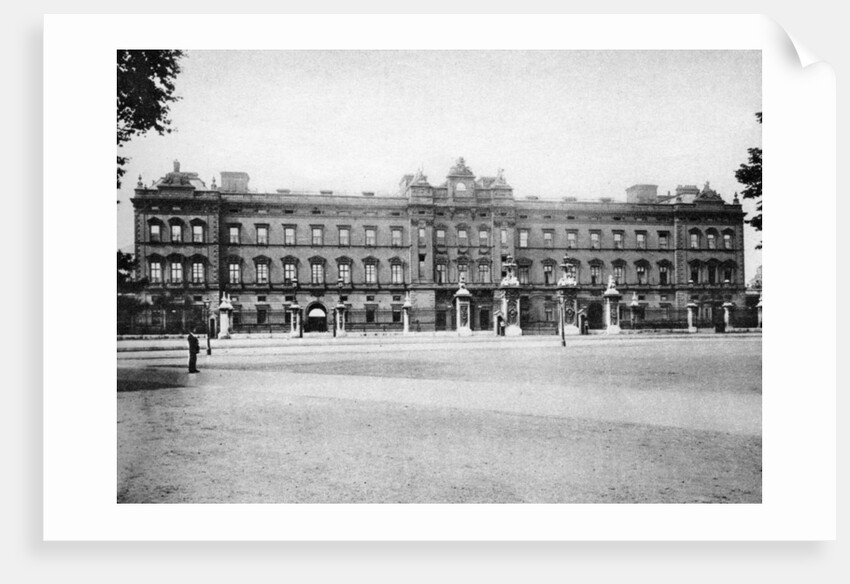 Buckingham Palace before its restoration, London by King