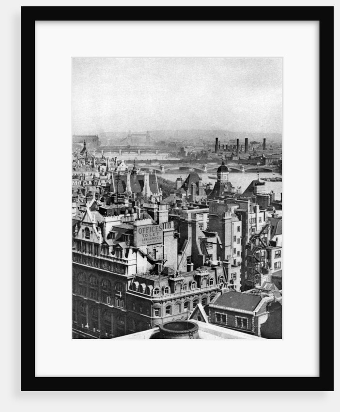 A view south-eastward from Bush House as far as Blackheath, London by Anonymous