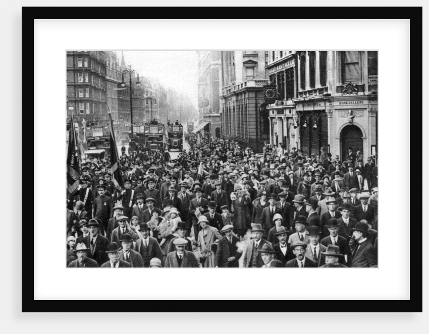 The Salvation Army marching down Oxford Street, London by Anonymous