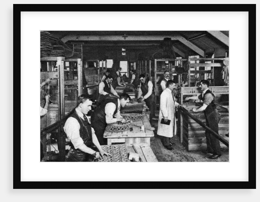 Blind mat-makers of St Dunstan's, London by Anonymous