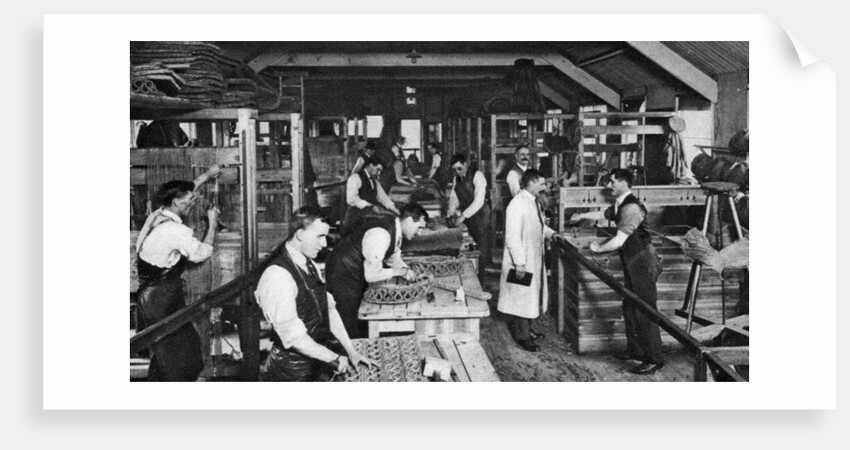 Blind mat-makers of St Dunstan's, London by Anonymous