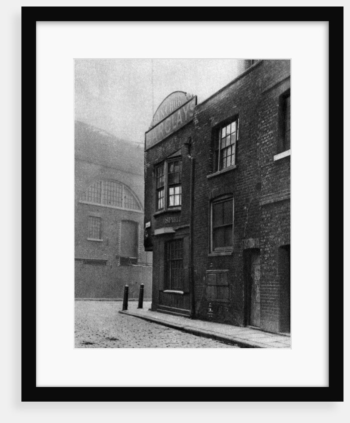 The 'Anchor' tavern at the corner of Bankend and Bankside, London by Whiffin