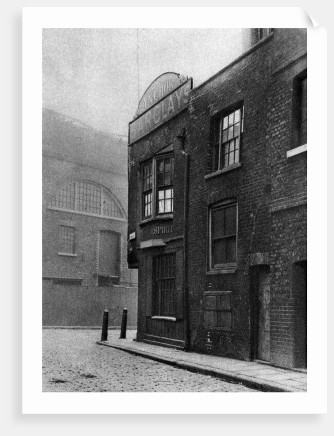 The 'Anchor' tavern at the corner of Bankend and Bankside, London by Whiffin