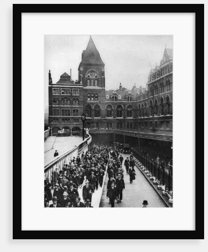 Liverpool Street Station at nine o'clock in the morning, London by Anonymous