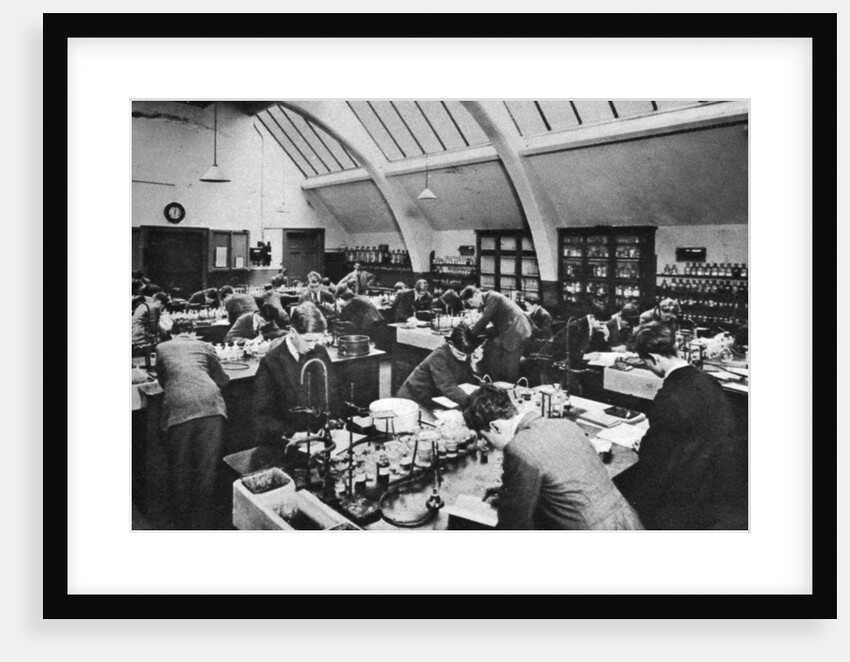 A laboratory in a London polytechnic by Anonymous