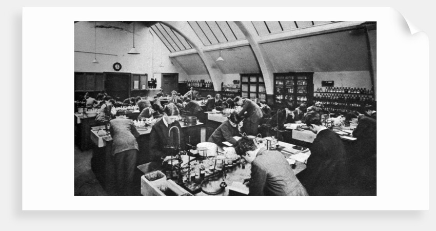 A laboratory in a London polytechnic by Anonymous